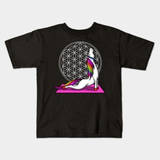 Unicorn Yoga Kids T-Shirt